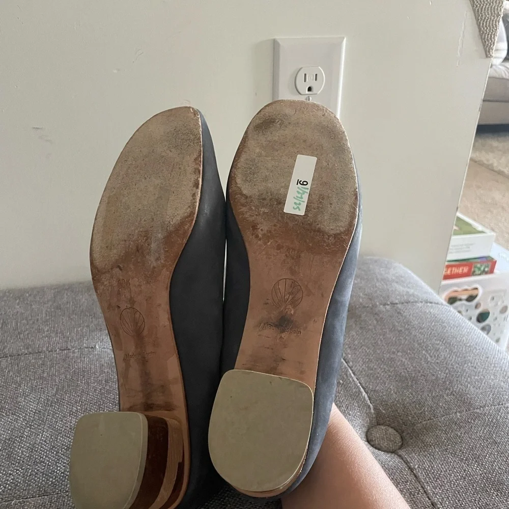 Coclico Epic Suede Colorblock Block Wood Heel Round Toe